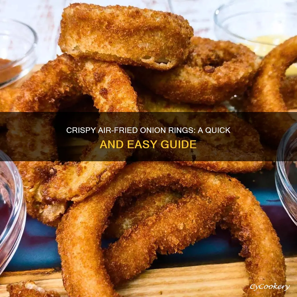 how to cook oninon rings in an air fryer