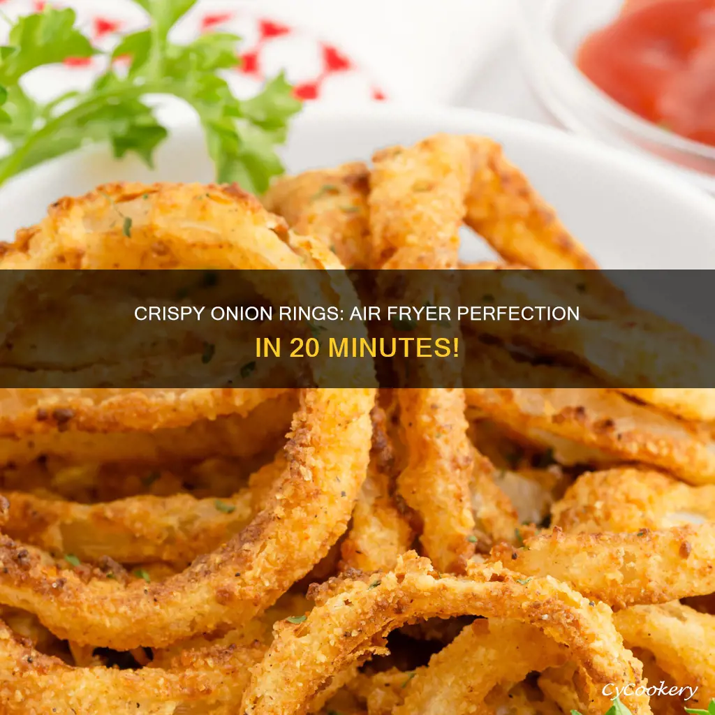 how to cook onion rings in a air fryer