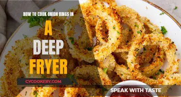 Deep-Frying Onion Rings: A Tasty, Crispy Treat