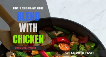 Cooking Organic Veggie Blend with Chicken: A Healthy, Easy Meal!