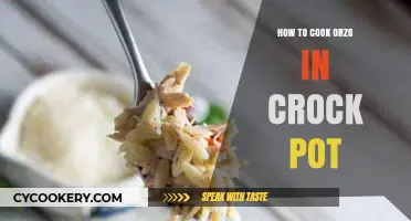 The Perfect Crock Pot Orzo: Easy, Quick, Delicious