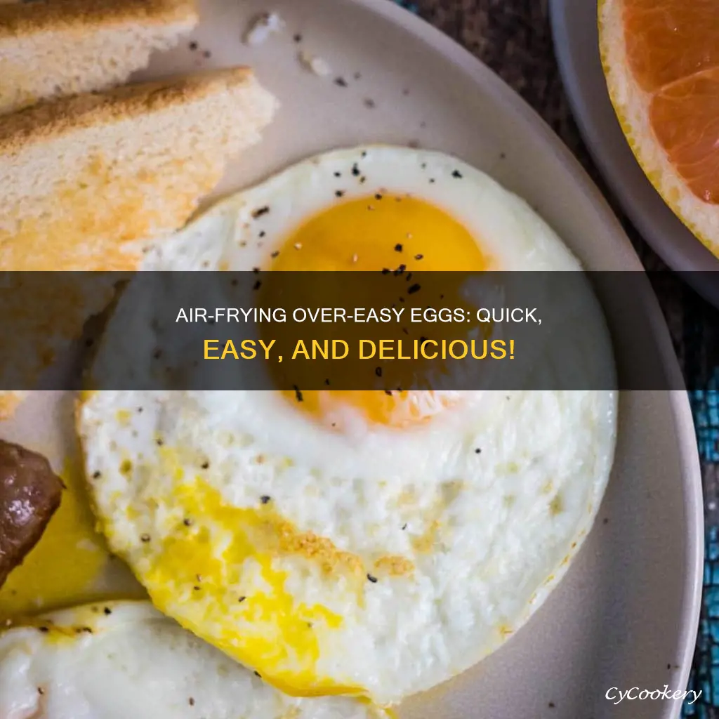 how to cook over easy eggs in air fryer