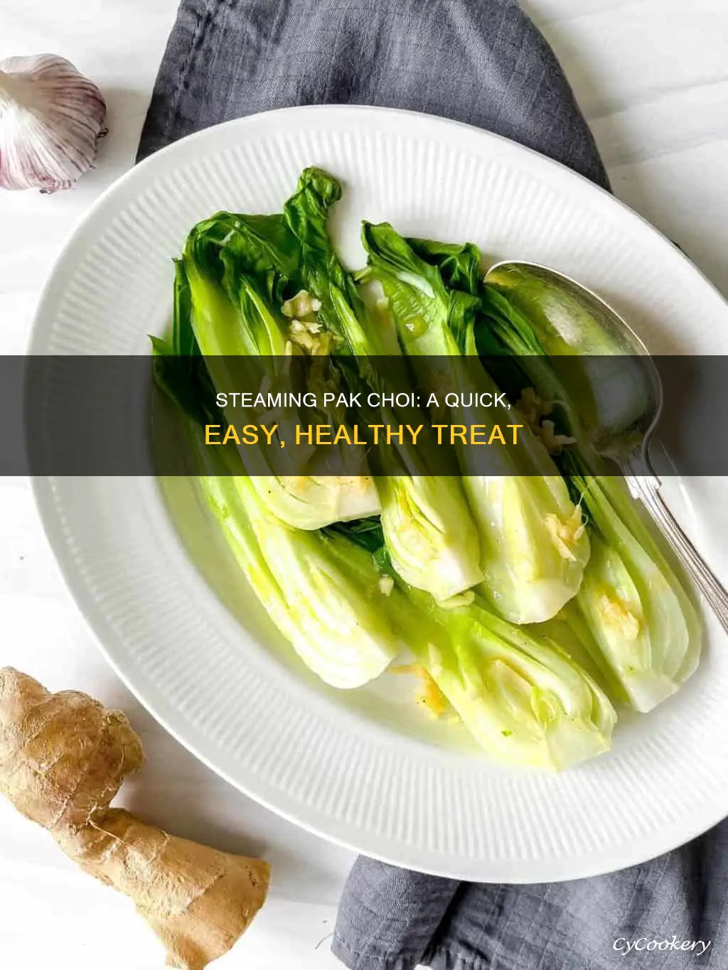 how to cook pak choi steamed