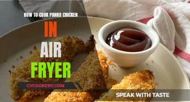 Crispy Air-Fried Panko Chicken: A Quick and Easy Guide