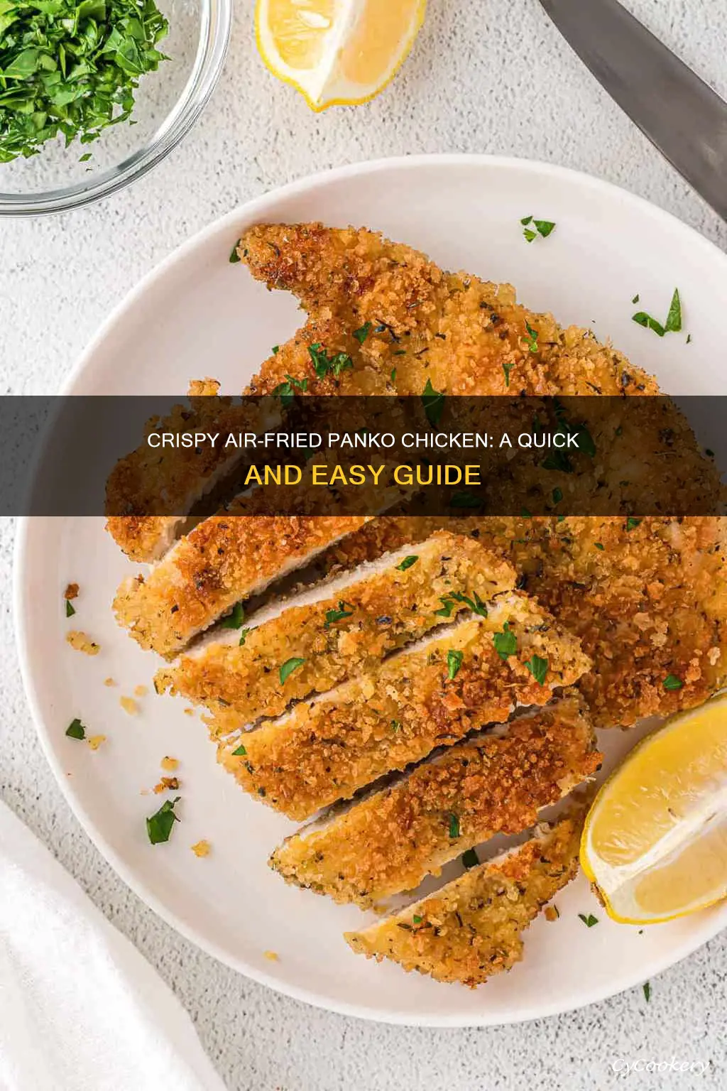 how to cook panko chicken in air fryer