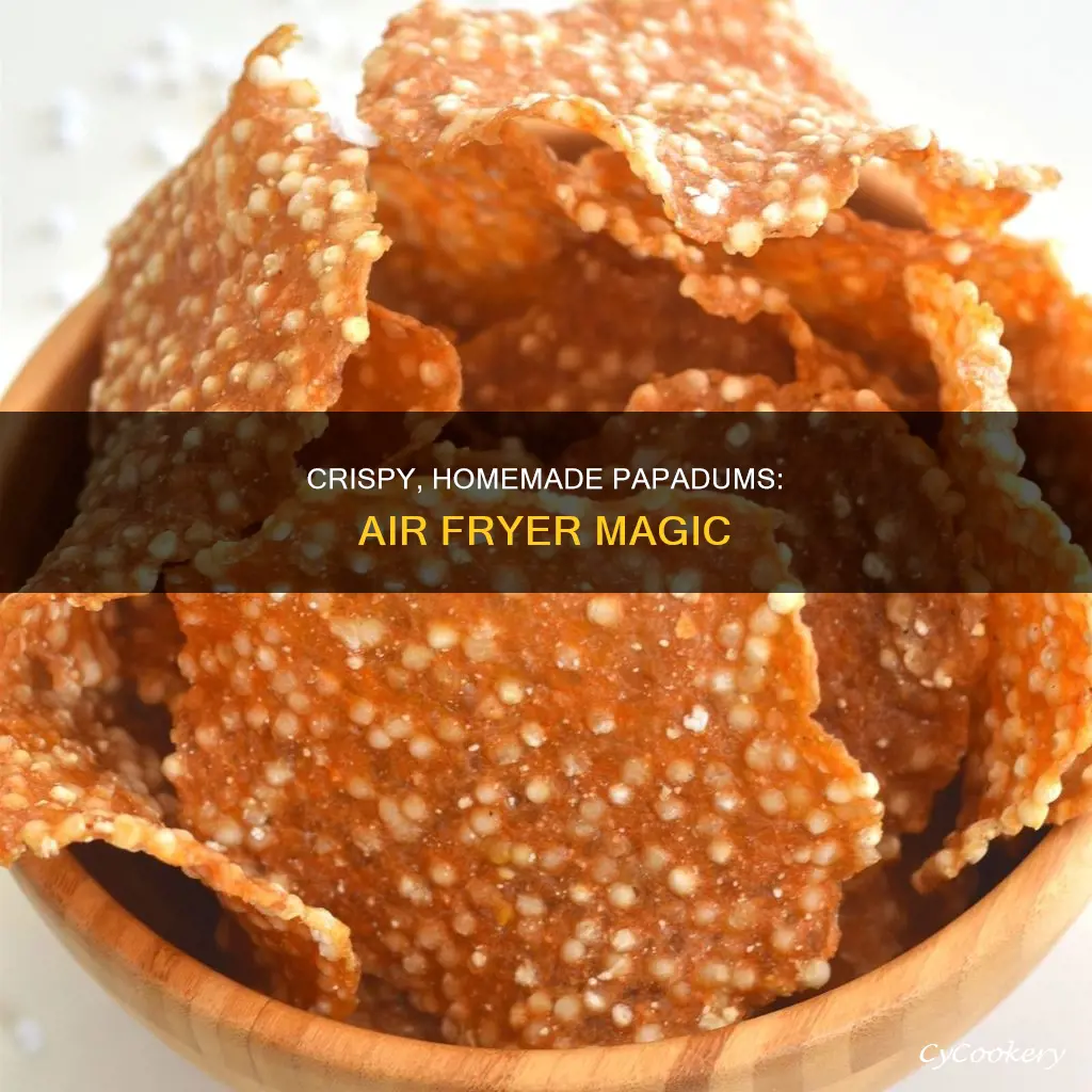 how to cook papadums in air fryer