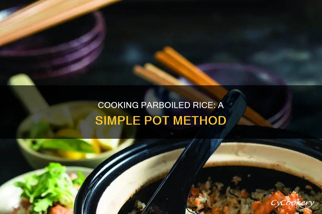 how to cook parboiled rice in a pot