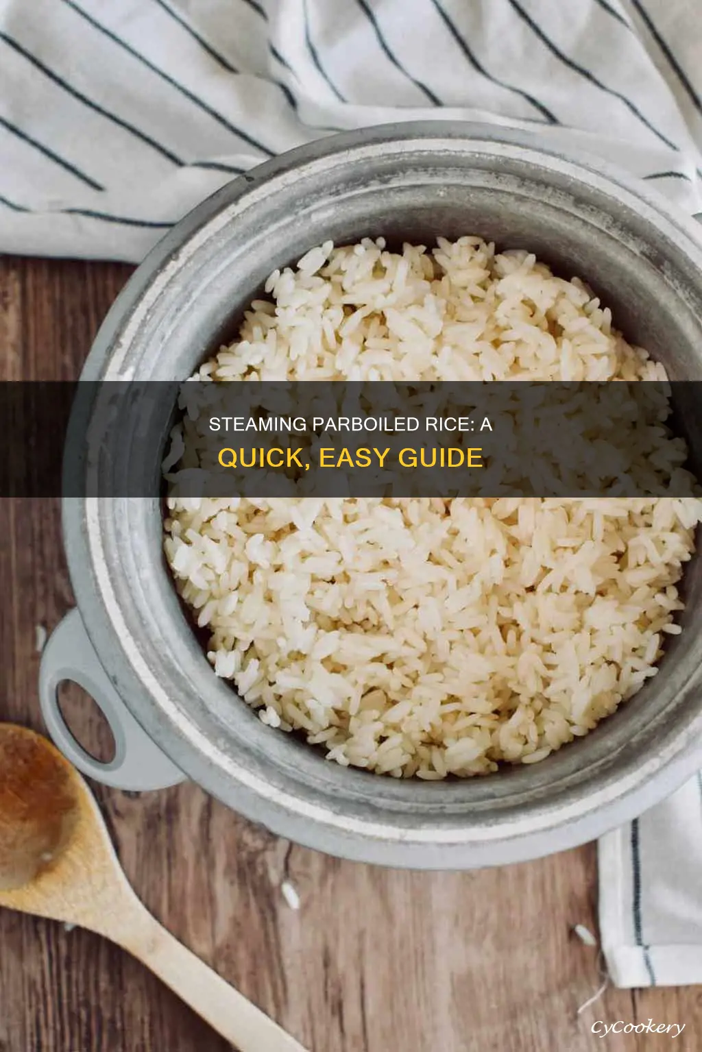 how to cook parboiled rice in a steamer