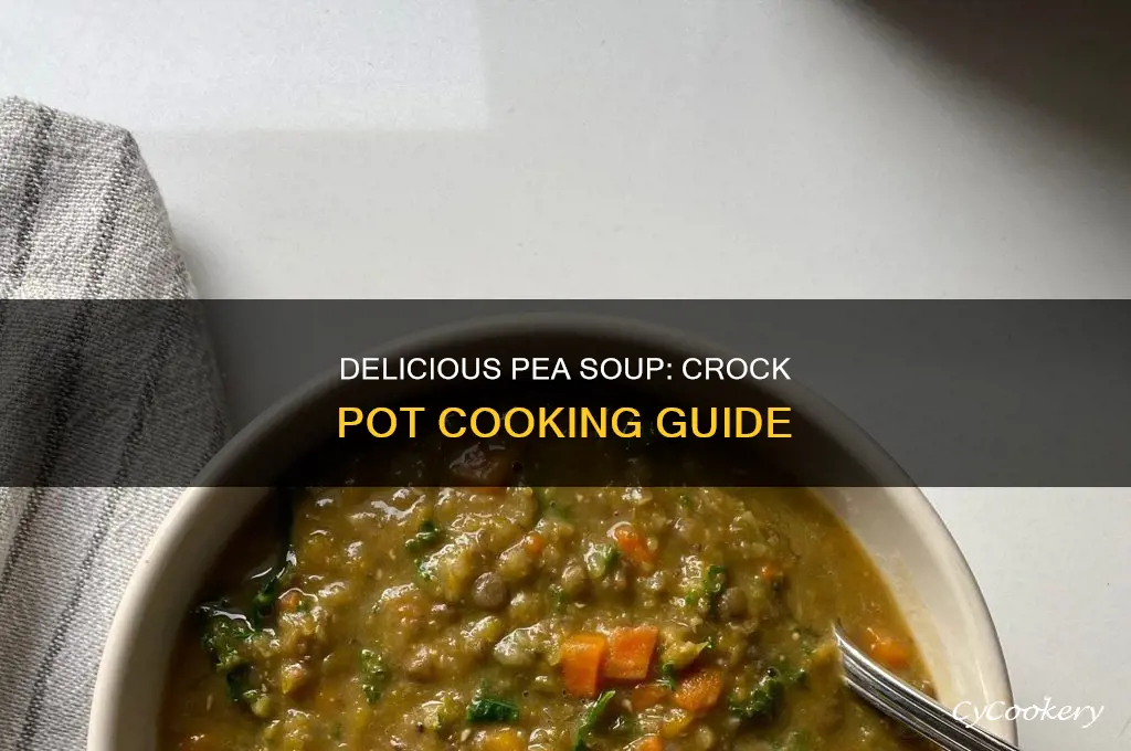 how to cook pea soup in a crock pot