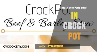 Easy Crock Pot Pearl Barley: A Hearty Comfort Food