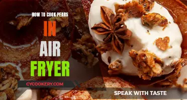 Air-Fryer Pears: Quick, Easy, and Delicious!