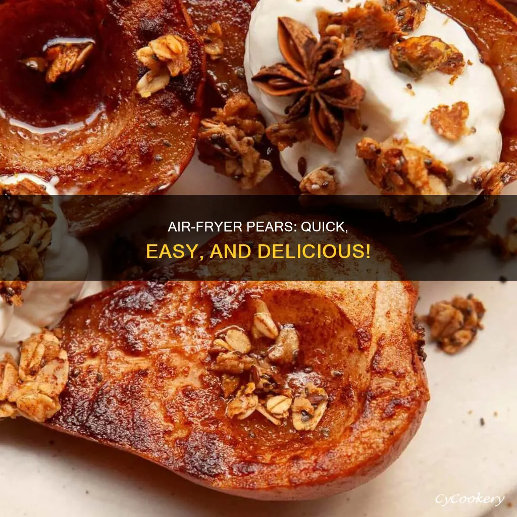 how to cook pears in air fryer