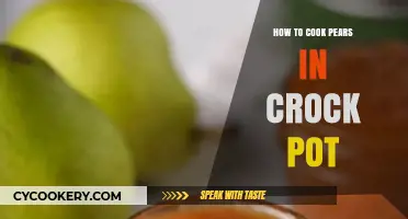 Crock Pot Pears: A Simple, Slow-Cooked Delight