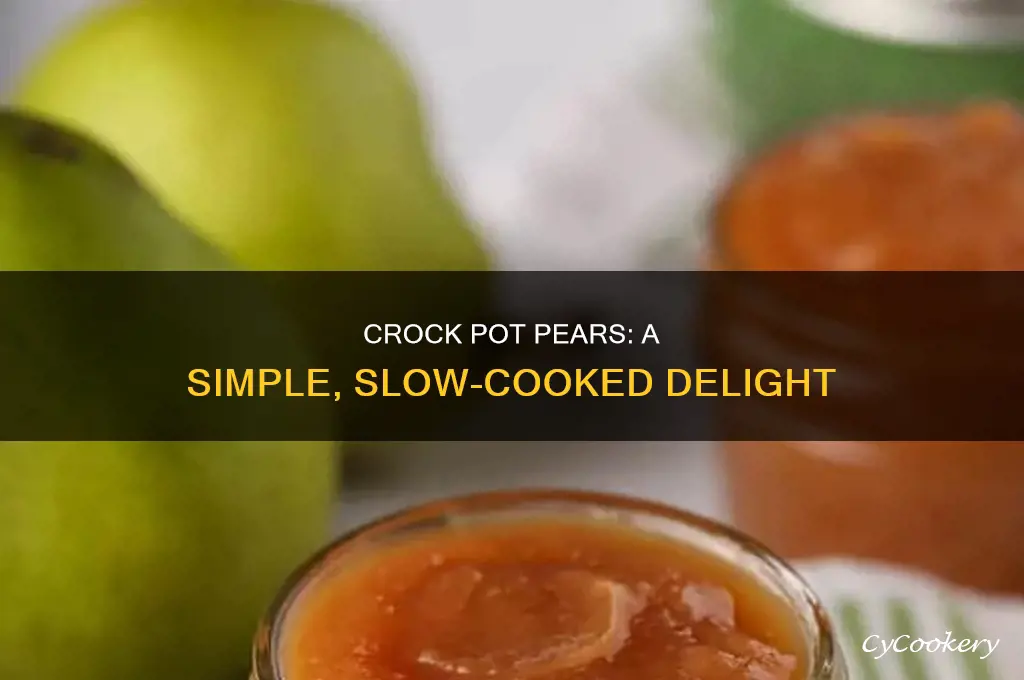 how to cook pears in crock pot