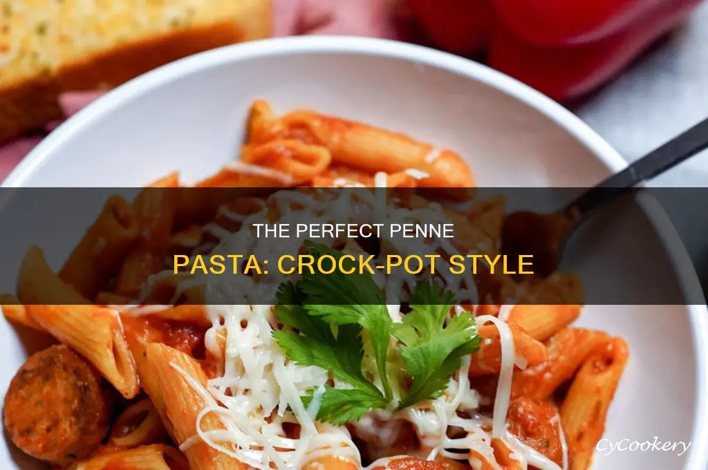 how to cook penne pasta in a crock pot