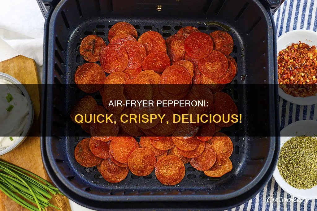 how to cook pepperoni in air fryer