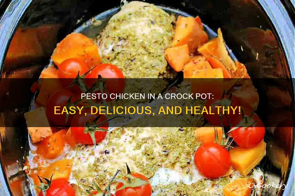 how to cook pesto chicken in crock pot
