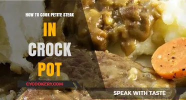 Crock Pot Cooking: Petite Steak Perfection
