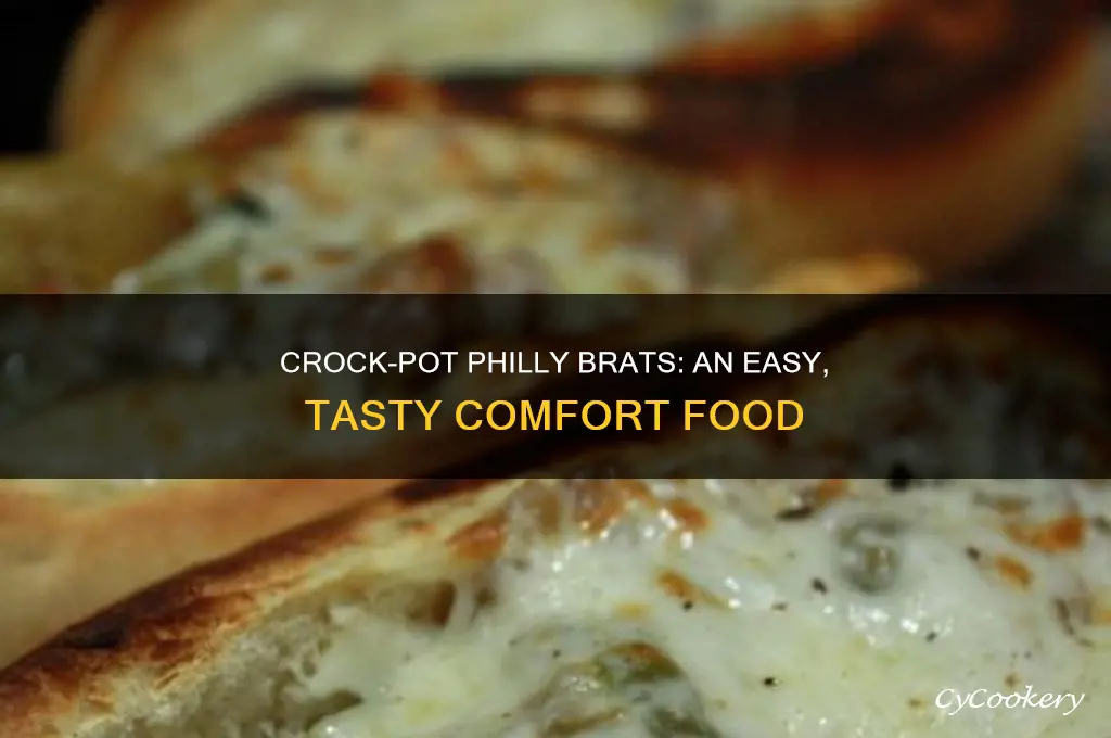 how to cook philly brats in a crock pot