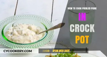 Pickled Pork Perfection in a Crock Pot