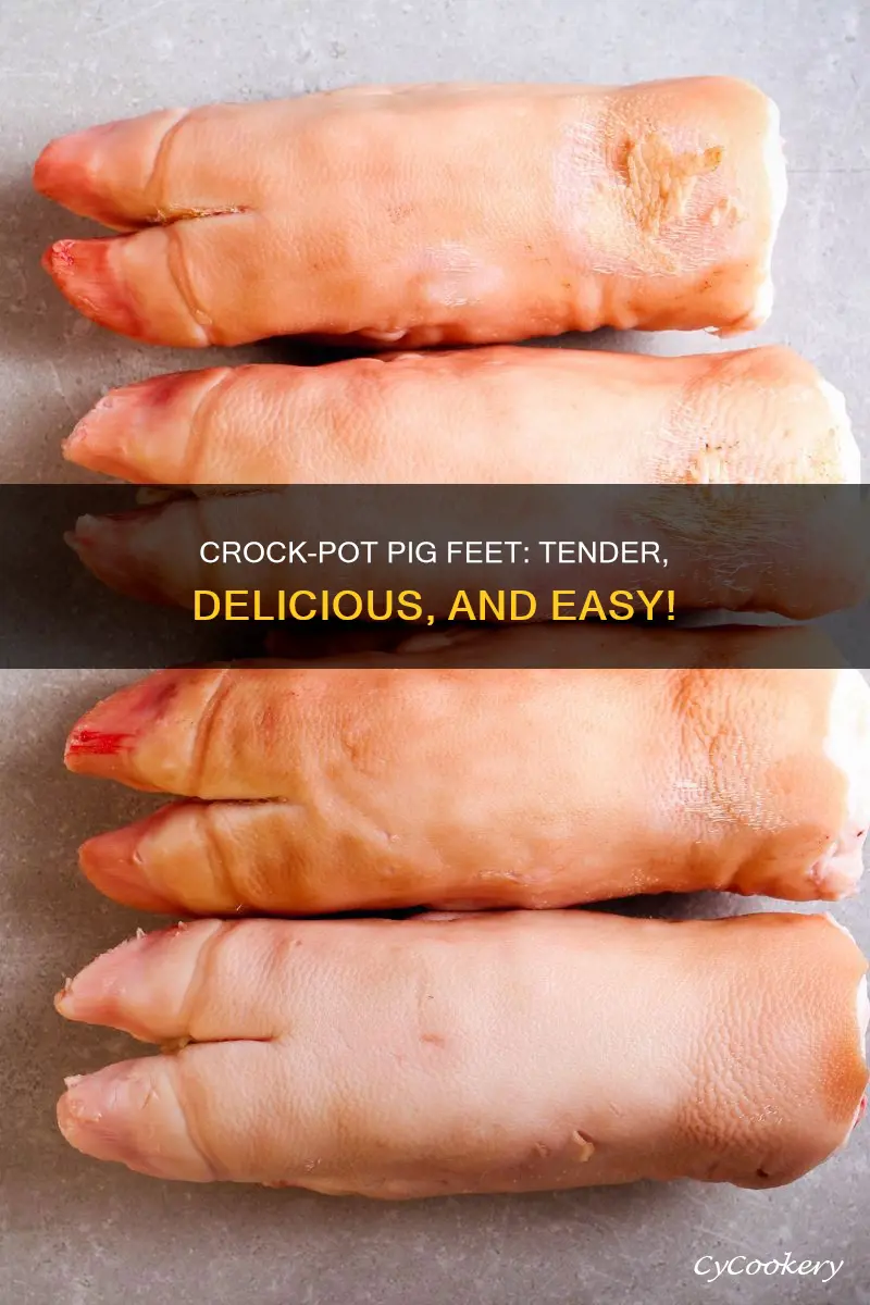 how to cook pig feet in crock pot