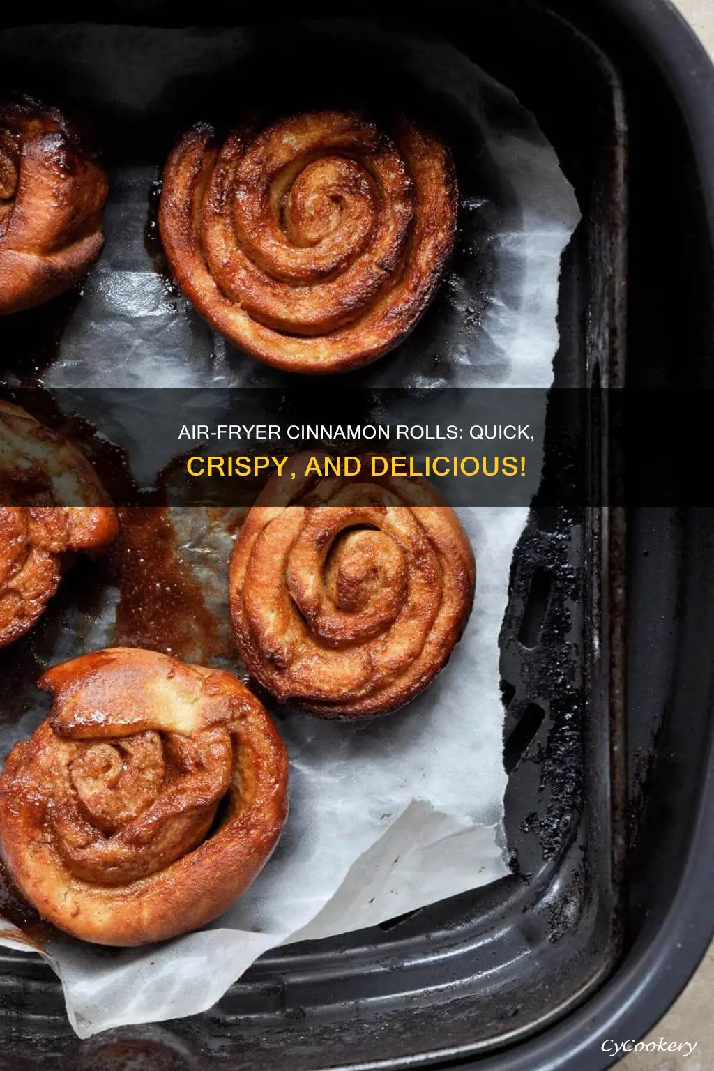 how to cook pillsbury cinnamon rolls in an air fryer