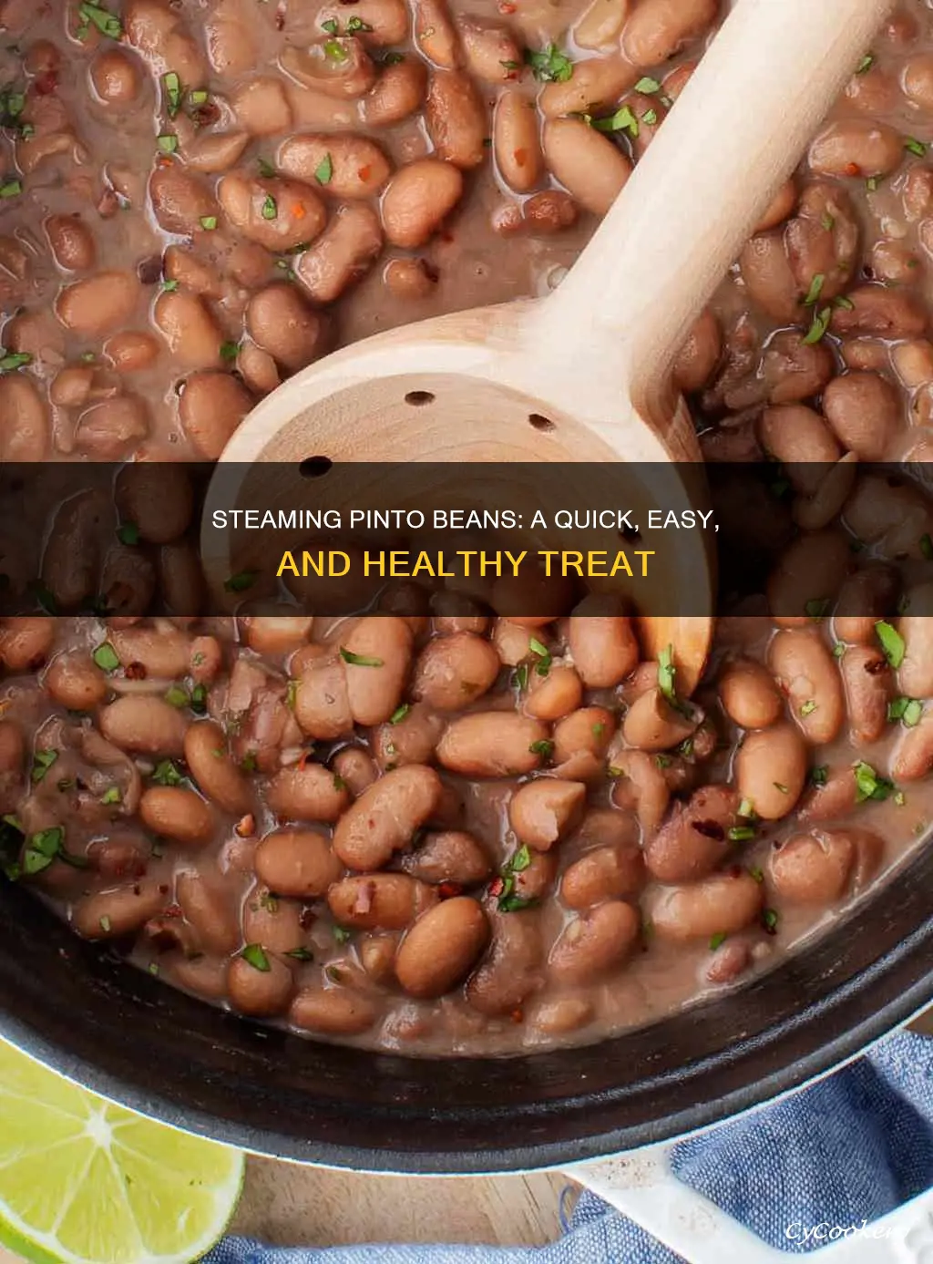 how to cook pinto beans in a steamer