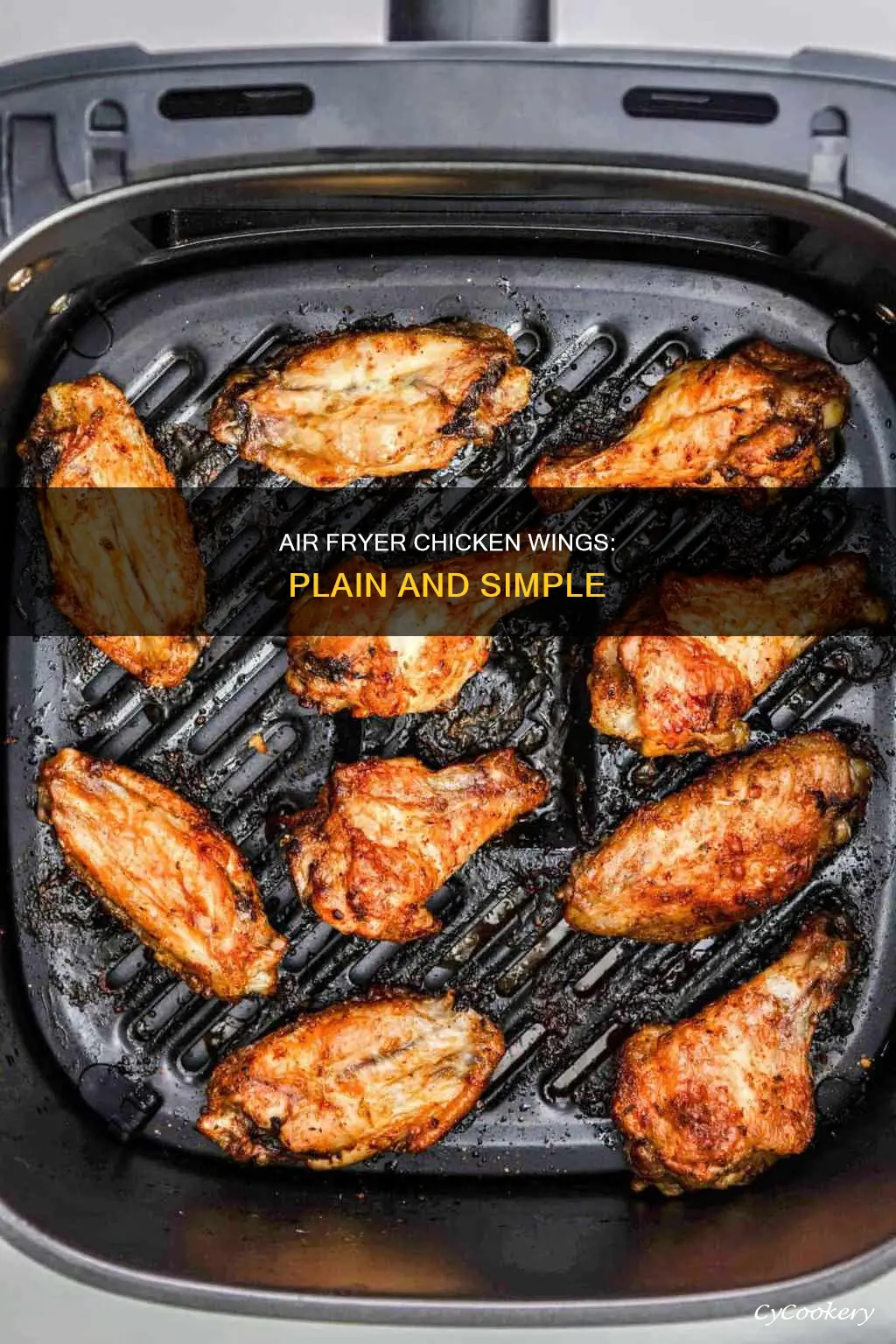 how to cook plain chicken wings in air fryer