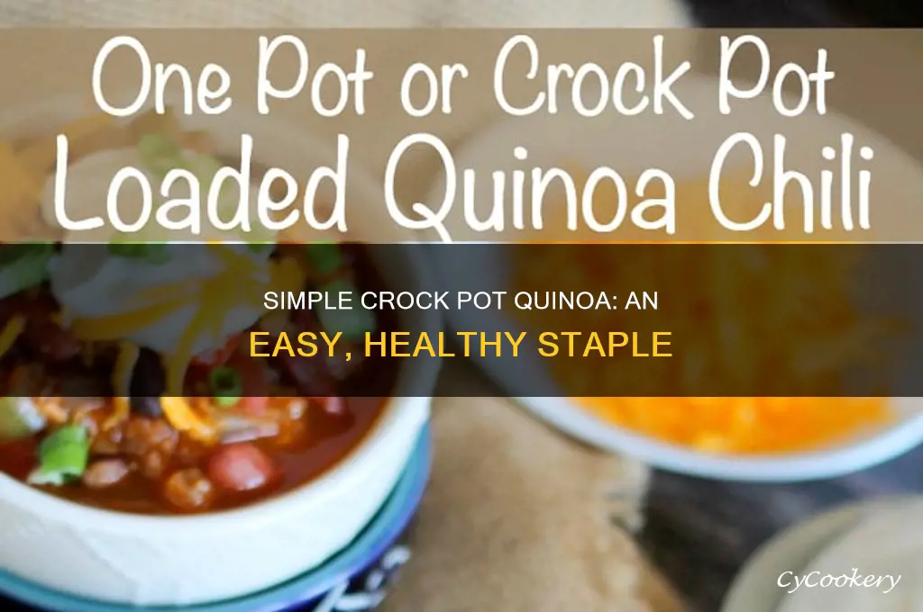 how to cook plain quinoa in a crock pot