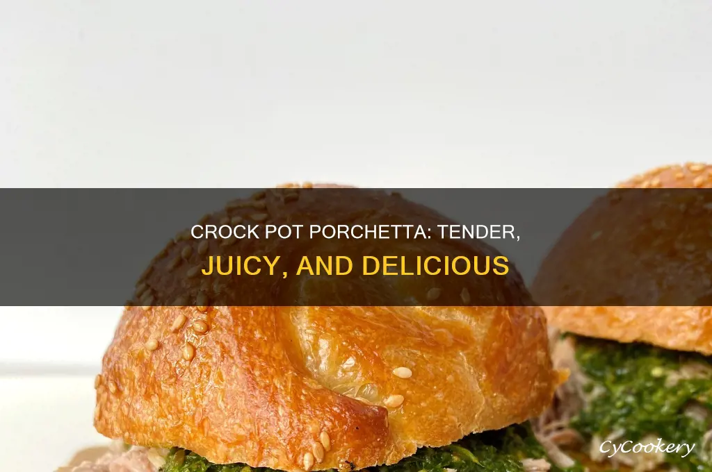 how to cook porchetta in a crock pot