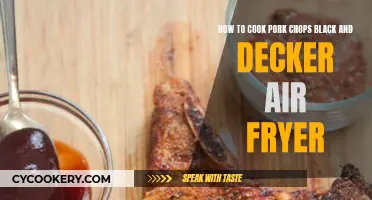 Black and Decker Air Fryer: Perfect Pork Chops