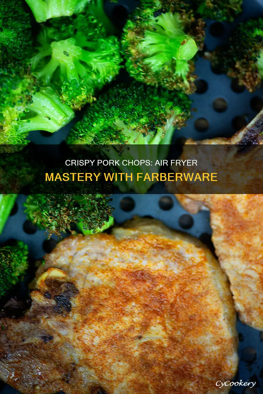 how to cook pork chops in a farberware air fryer