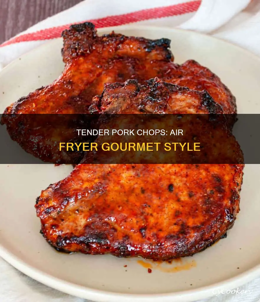 how to cook pork chops in a gourmia air fryer