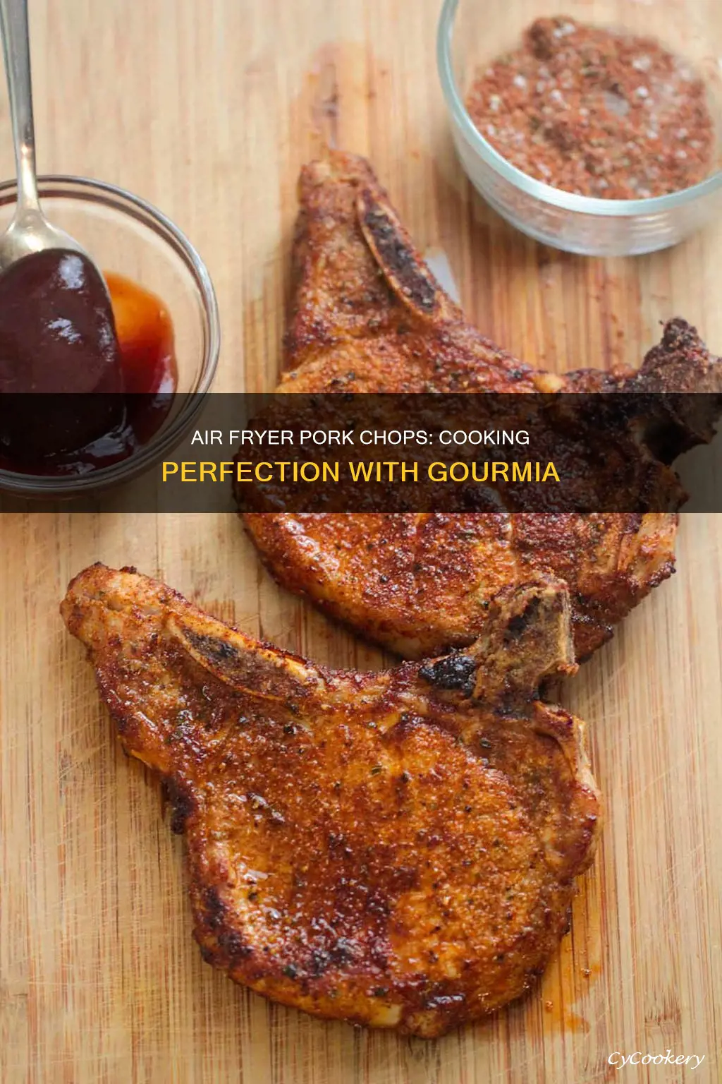 how to cook pork chops in a gourmia air fryer