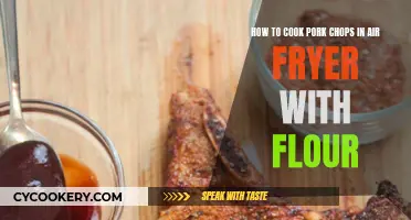 Air-Fried Pork Chops: Flour Coating, Crispy Finish