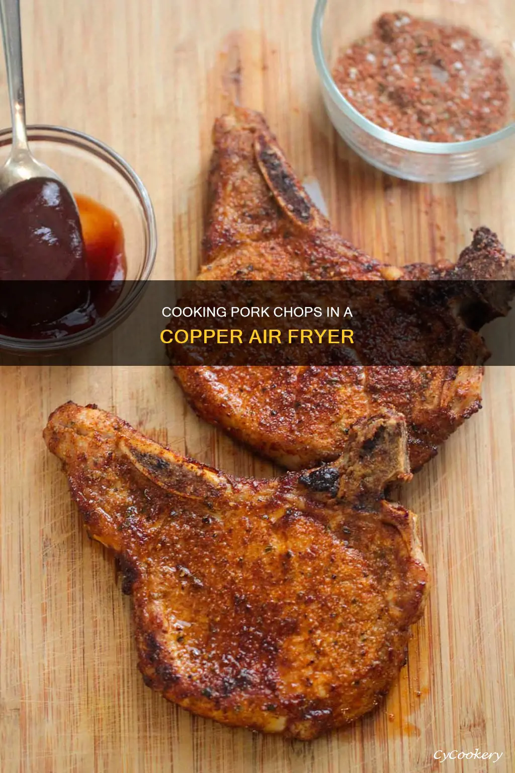 how to cook pork chops in copper air fryer