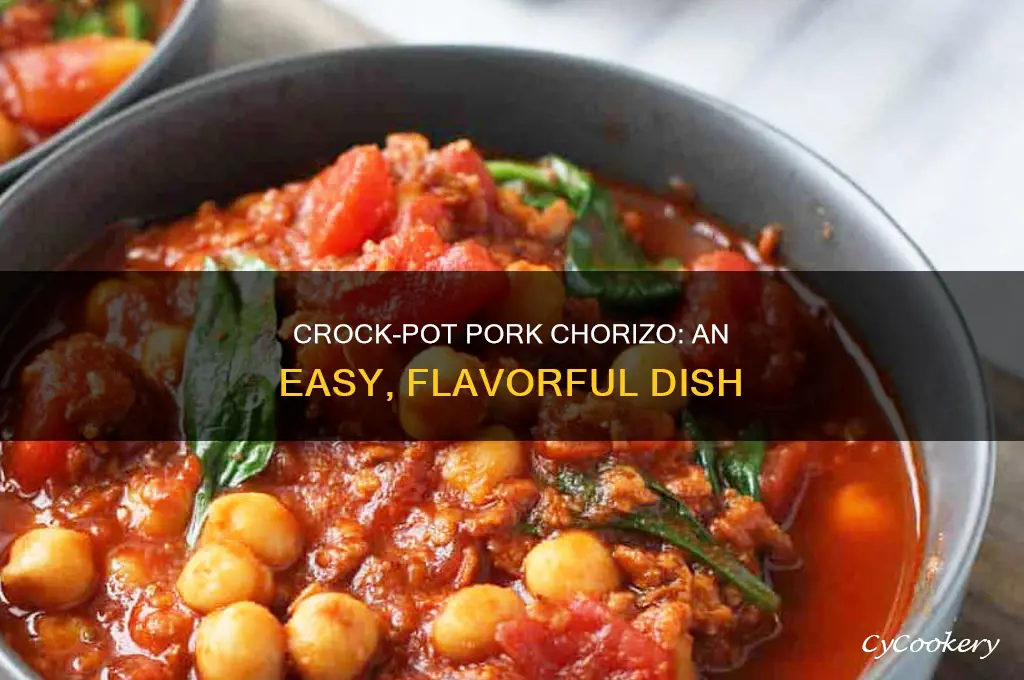 how to cook pork chorizo in a crock pot