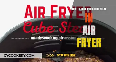 Air-Fried Pork Cube Steak: Quick, Crispy, and Delicious!