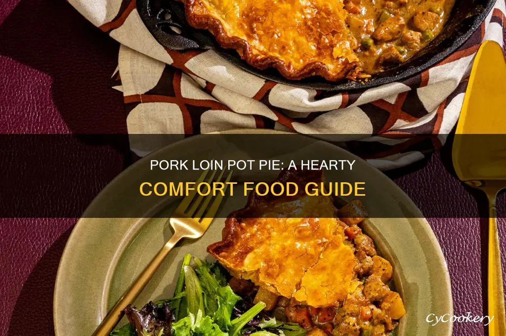 how to cook pork loin for pot pie