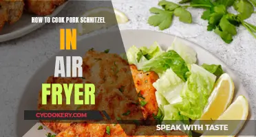 Air-Fried Pork Schnitzel: A Quick, Crispy Delight