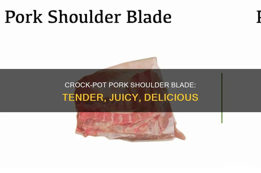 how to cook pork shoulder blade in crock pot