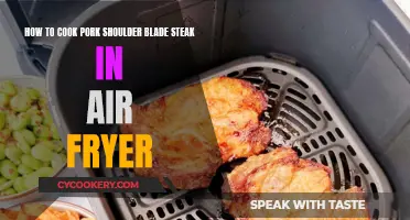 Air-Fried Pork Shoulder Blade Steak Perfection