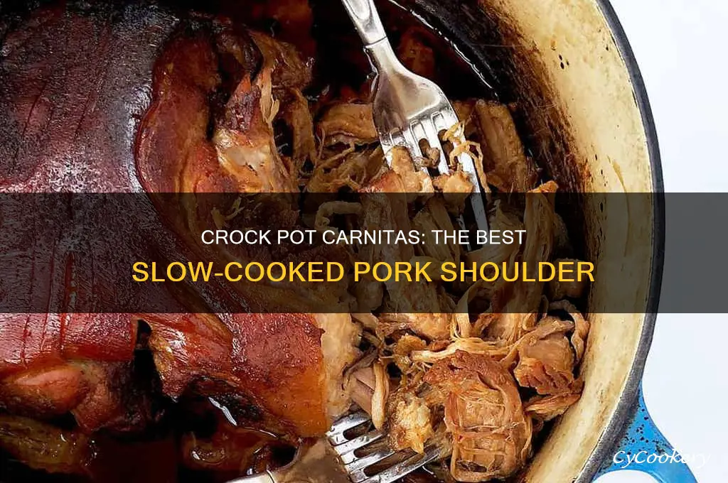 how to cook pork shoulder in crock pot for carnitas