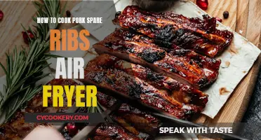 Air-Fried Spare Ribs: A Quick, Crispy, and Juicy Treat