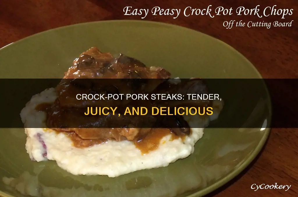 how to cook pork steaks in the crock pot