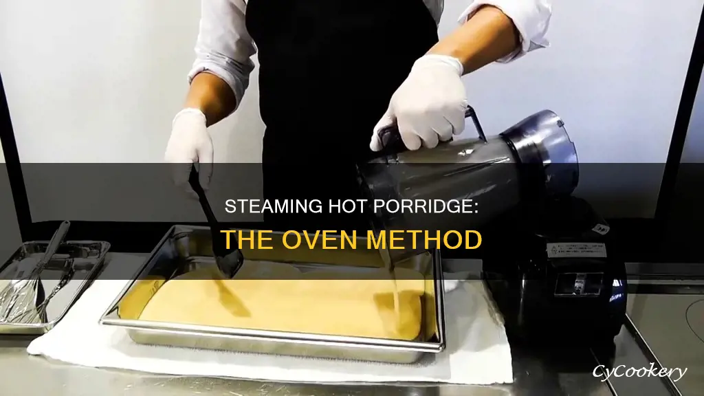 how to cook porridge in a steam oven