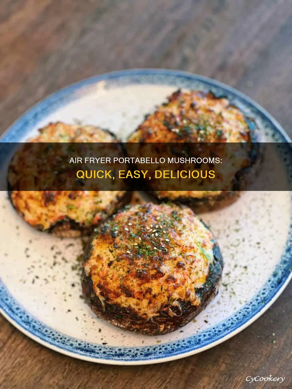 how to cook portabello mushrooms in an air fryer oven