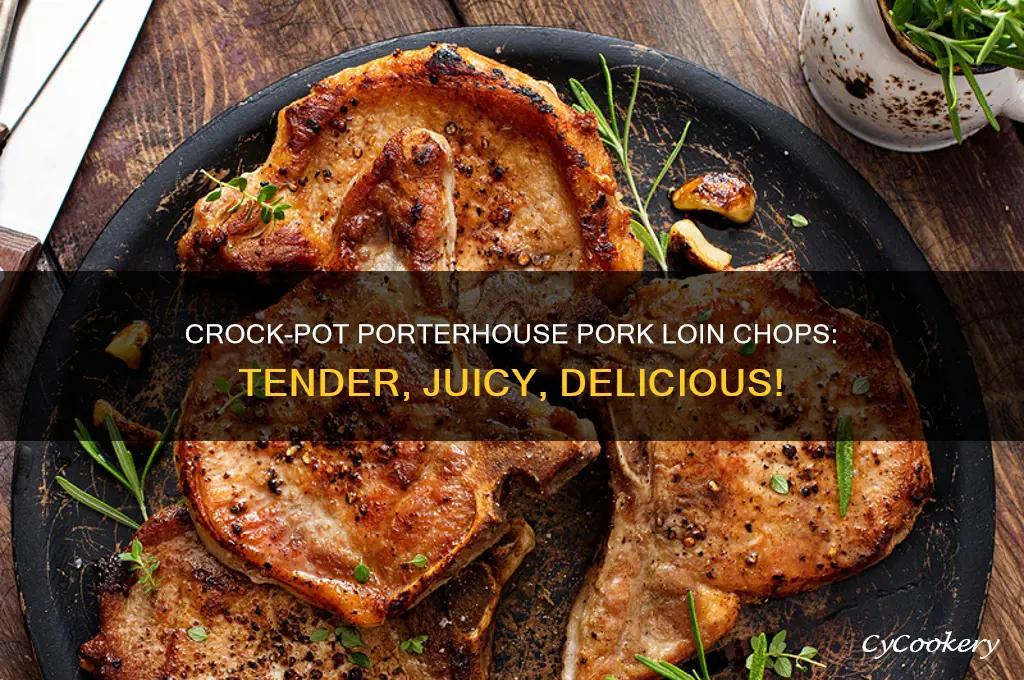 how to cook porterhouse pork loin chops in crock pot