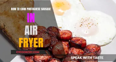 Air-Fryer Portuguese Sausage: Quick, Crispy, and Delicious!