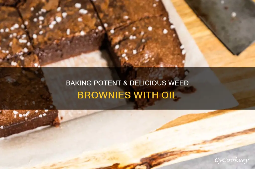 how to cook pot brownies with oil